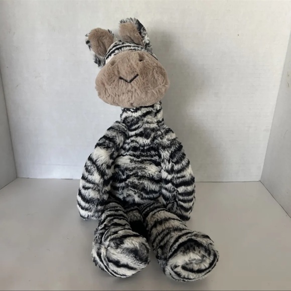 Jellycat Toys Jellycat Zebra Long Legs Merryday 7 Black White